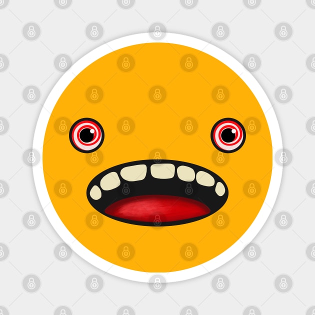 Hypnotic-Eyed Funny Face Magnet by TWOintoA